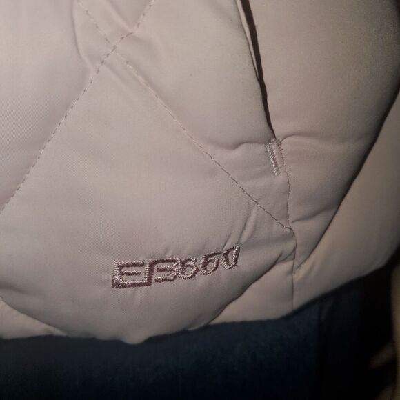 Eddie Bauer Size S Down 650 Fill Women's Pink Full Zip Quilted Insulated VEST - Picture 4 of 12